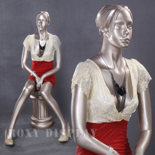 Fiberglass Female Mannequin Manikin Manequin Dummy  Dress Form MZ-SL05