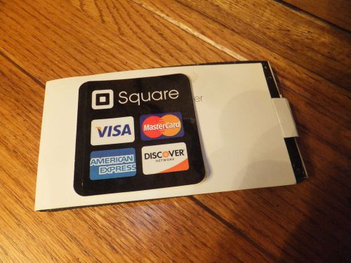 New square credit card reader visa master iphone android mobile charge free app for sale