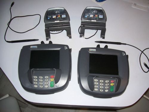 2 Lot Ingenico i6780 Credit Card Reader Signature Pad Terminal W/ Speedpass EUC