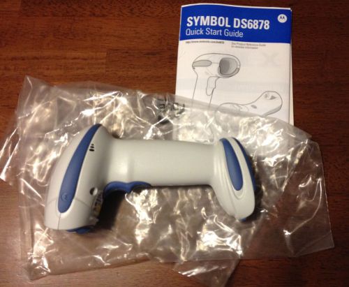 Motorola Symbol Scanner and dock White NEW in Box DS6878 CR0078 USB cable