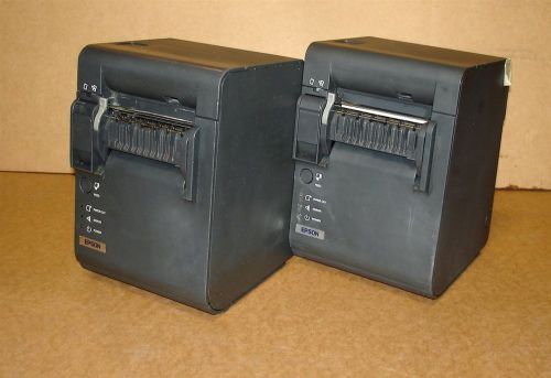 Lot of 2 EPSON TM-L90 M165C Thermal Label Receipt Printer
