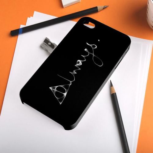 Harry Potter Deathly Hallows Always Quote Movie iPhone A108 Samsung Galaxy Case