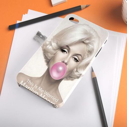 This Is Me Worried Marilyn Monroe Quote iPhone A108 Samsung Galaxy Case