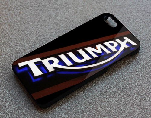 Triumph Motorcycle Logo For iPhone 4 5 5C 6 S4 Apple Case Cover