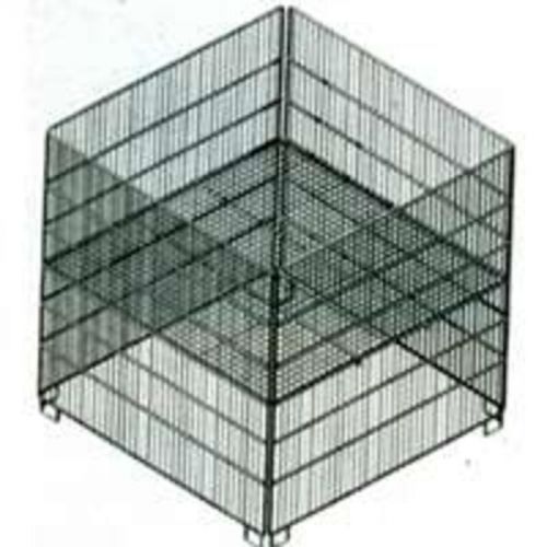 2x2 zinc bin adj shelf grid southern imperial inc wire dump bins r40-cldb-sq for sale