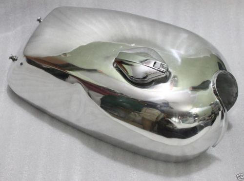 NORTON COMMANDO ROADSTER COMBAT ALUMINUM ALLOY GAS FUEL PETROL TANK POLISHED