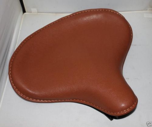 INDIAN CHIEF SCOUT MILITARY CIVIL LEATHER BROWN TAN SEAT CUSTOM CHOPPER BOBBER