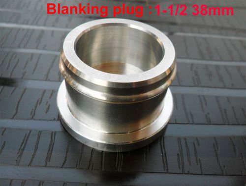 1-1/2&#034; (38mm Aluminium Blanking Plug Bung Silicone Hose End Cap light  weight-US