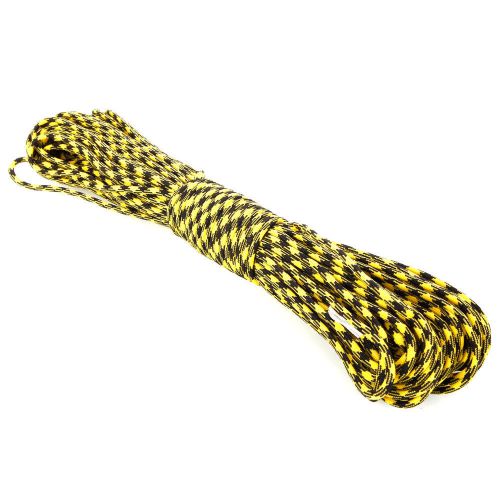 1220 inch / 31m Polyester Braid Line Rope Climbing Rigging Yellow &amp; Black New