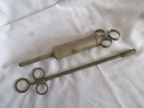 Vintage Veterinary Metal Tools Medical Dispensing parts decor use only or repair