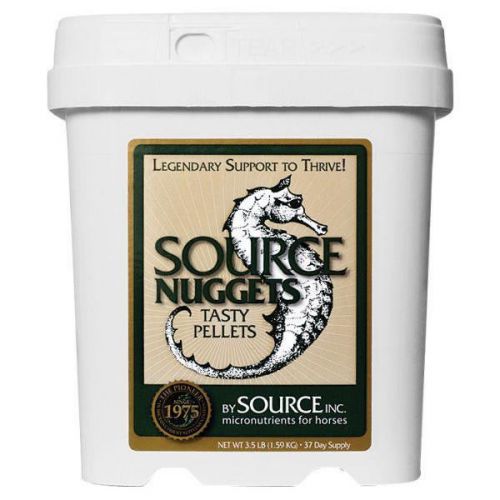 SOURCE Nuggets 3.5 Pounds All Natural Mix with Feed or Hand Feed Horse Equine