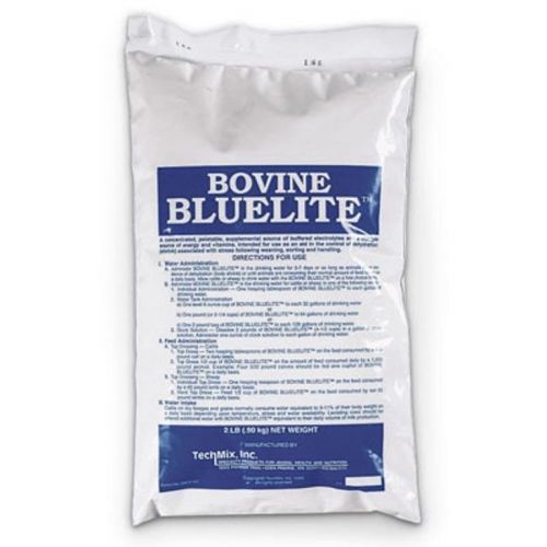 Bovine Bluelite 2lb Electrolyte Energy Vitamin Rehydrate Stressed Sheep Cattle