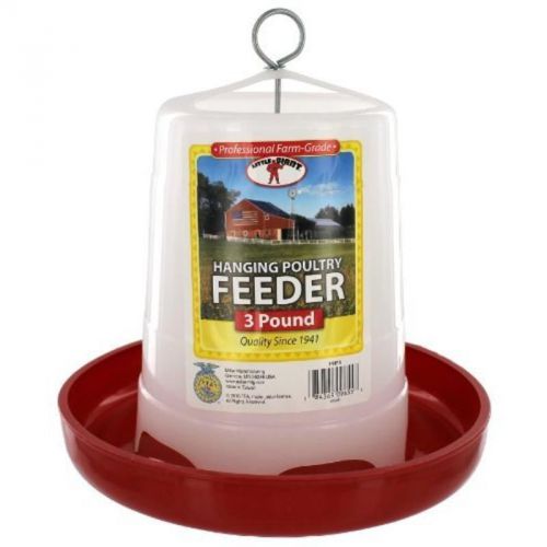 3LBS POULTRY HANGING FEEDER MILLER MFG CO Poultry Supplies PHF3 084369096553