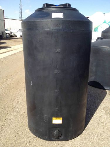 165 gallon black poly rain water harvesting collecting tank  norwesco for sale