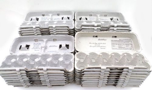 40 Cardboard/Paper Egg Cartons Holds 1 Dozen Large Eggs