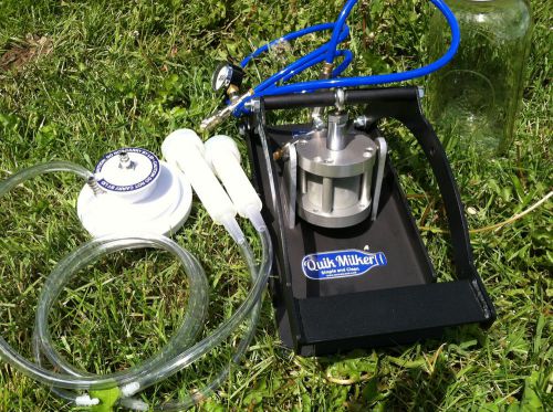 Quik Milker Manual Milking Machine - Works for Goats, Cows, Sheep!