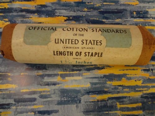 Dept. of Agriculture COTTON sample 1966 signed by Secretary Orville Freeman!
