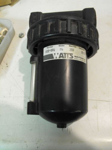 Watts Filter Bowl 605-08W, Model M4, 250 Max PSI,  Ser 8212