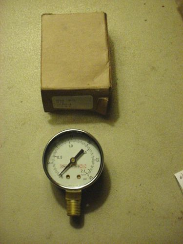 DeVilbiss air pressure gauge 30 psi part no. GA-73 BU-2457-D 047506 NOS parts