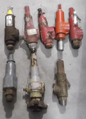 Assortment of  Safety Relief Valves (Wellmark, Taylor, Hydroseal) (lot/separate)