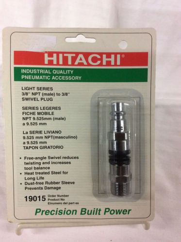 Hitachi 19015 Pneumatic Accessory Light Series 3/8&#034; NPT(Male) to 3/8&#034;Swivel Plug
