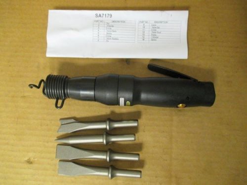 Pneumatic straight riveting hammer sa7179 + 4 bits for sale