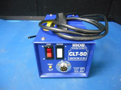 FOR PARTS OR REPAIR: HIOS CLT-50 Power Supply for Powered Screw Driver