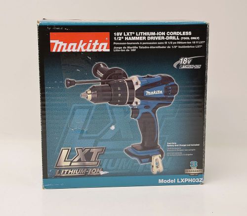 Makita lxph03z 18v cordless lxt 1/2&#034; hammer driver-drill (tool only) for sale