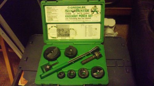 Greenlee Slugbuster 7238SB 1/2&#034; - 2&#034; Knockout Punch Set