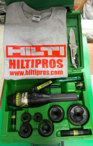 Greenlee 7806sb hydraulic punch driver kit (1/2&#034; - 2&#034;), preowned, mint condition for sale