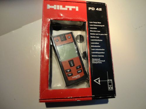Mint in box hilti pd42 laser range meter pd 42,free us shipping for sale