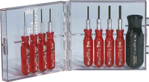 Xcelite ps89, 9-piece compact hex socket screwdriver set - inch sizes for sale