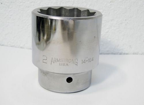 ARMSTRONG 2&#034; SOCKET 12 POINT 1&#034; DRIVE PART # 14-164
