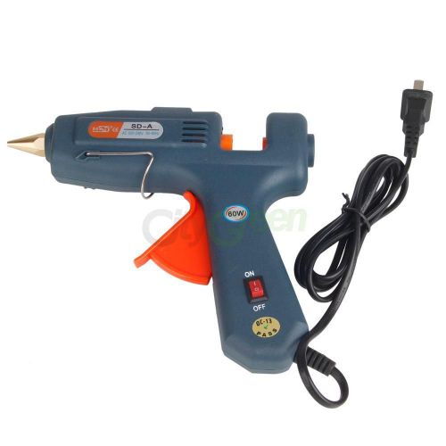 New 60w high power fast heat temperature ajustable hot melt glue gun stand for sale