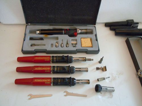3 master appliance ultratorch ut-100si  &amp; 1 blazer si-100 soldering iron torches for sale