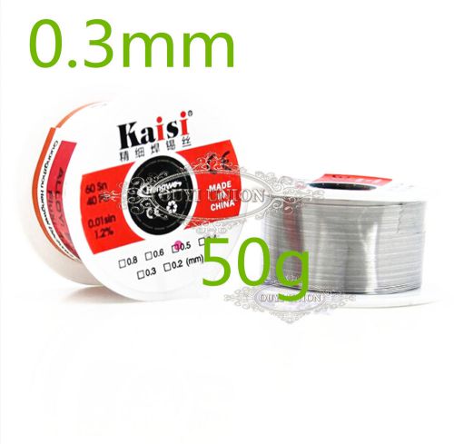 Tin/Lead 60/40 0.3mm 50g Rosin Core Wire Flux Solder Welding Iron Reel 1PCS