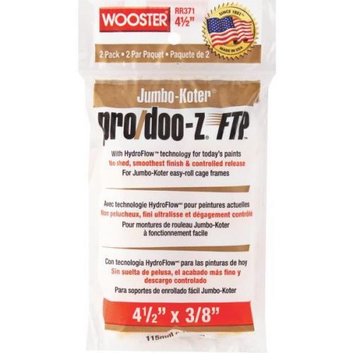 Pro/doo-z ftp woven fabric roller cover 2 pack-4-1/2x3/8 ftp roller cvr for sale