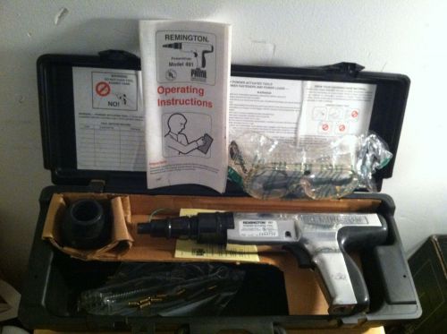 Remington 491 Nail Powder Gun with Case-Power Actuated-Heavy Duty Metal