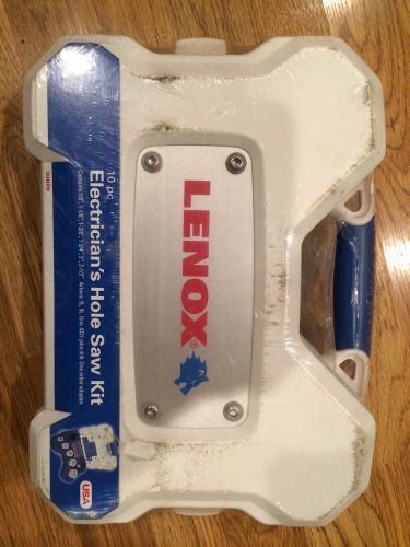 Lenox 10pc electricians hole saw kit for sale