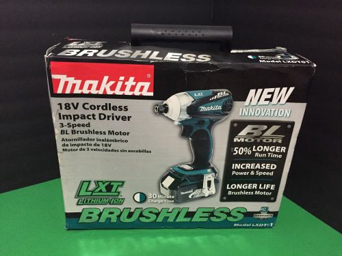 Makita lxdt01 18-volt cordless impact driver bl brushless motor &#034;brand new&#034; for sale