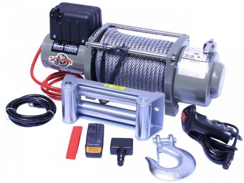 12v electric winch 4x4 16800lbs, 4200w 5.6ps motor, 28m length ?12mm cable, new for sale