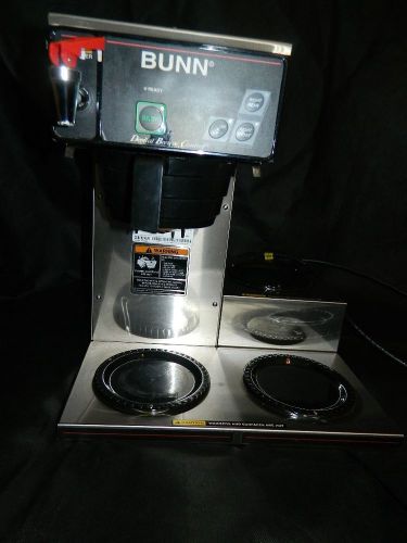 Bunn CDBCF15 Automatic 3- Warmer Coffee Brewer w/Digital Brewer Control