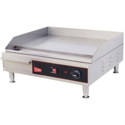 Cecilware Stainless Steel 24&#034; Countertop Flat Top Electric Griddle 240V EL1624