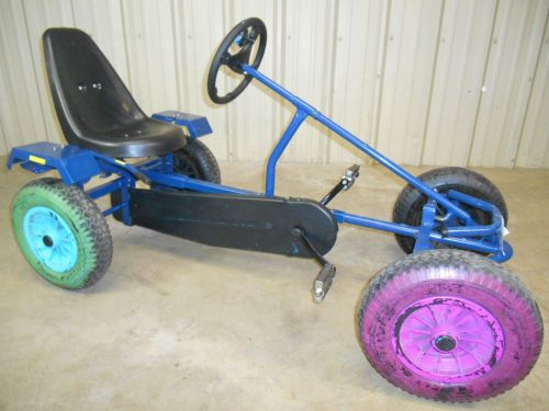 Lot of 6 heavy-duty pedal go-carts / adult peddle cars for sale