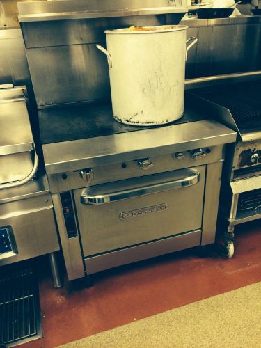 Southbend flat top with convection oven nat gas fully tested for sale