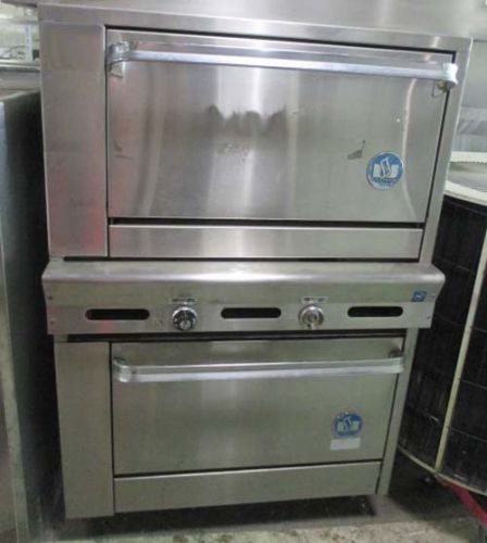 Pf-2-28a u.s. range 36&#034; double deck roast and bake oven for sale