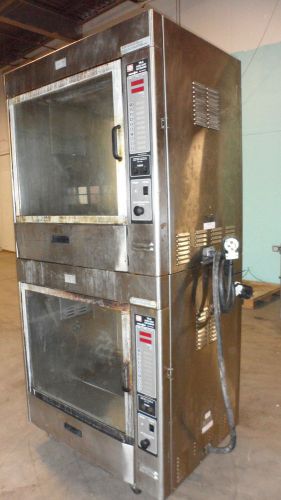 HEAVY DUTY COMMERCIAL &#034;HENNY PENNY&#034; TR-8 DBL. STACK CHICKEN, RIB ROTISSERIE OVEN