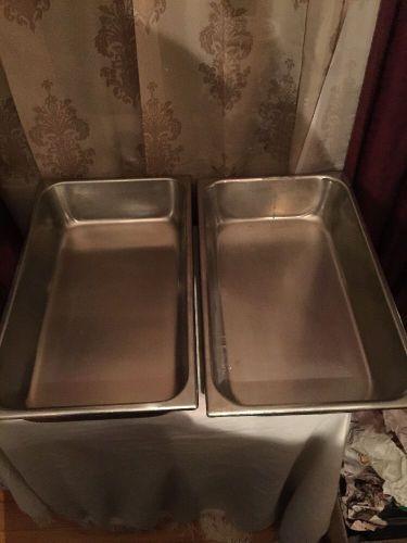 VOLLRATH and POLAR Restaurant, steamtable, commercial stainless steel pans   -