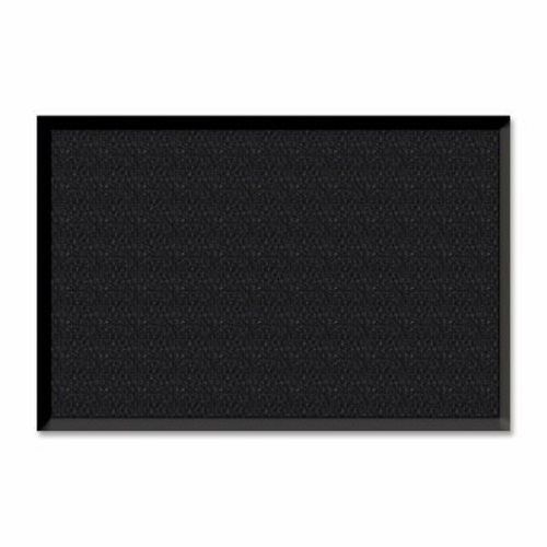 Genuine joe wiper/scraper mat, 4&#034;x6&#034;, charcoal black (gjo02404) for sale
