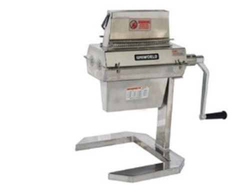 Uniworld MTA74 Stainless Commercial Meat Tenderizer with Hand Crank